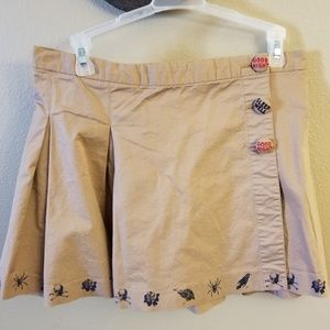 Libertine Mini Skirt size 5 with skulls, spiders